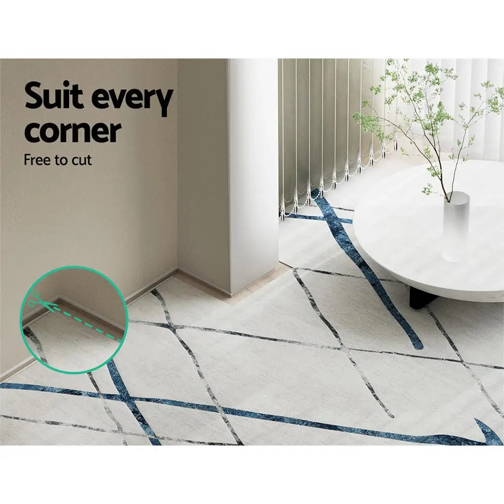 Artiss Floor Rug 200x290 Washable Mat Carpet Short Pile Jaca - Home & Garden > Rugs