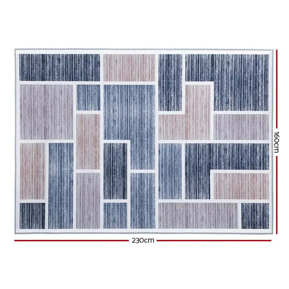 Artiss Floor Rugs 160 x 230 Area Rug Large Modern Carpet Soft Mat Short Pile - Home & Garden > Rugs