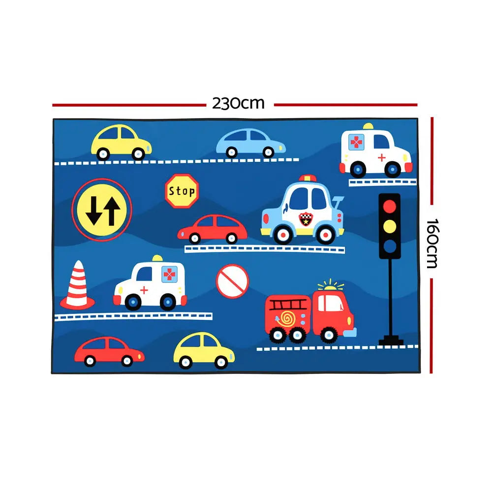 Artiss Floor Rugs 160x230cm Washable Area Mat Large Carpet Soft Short Pile Kids - Home & Garden > Rugs