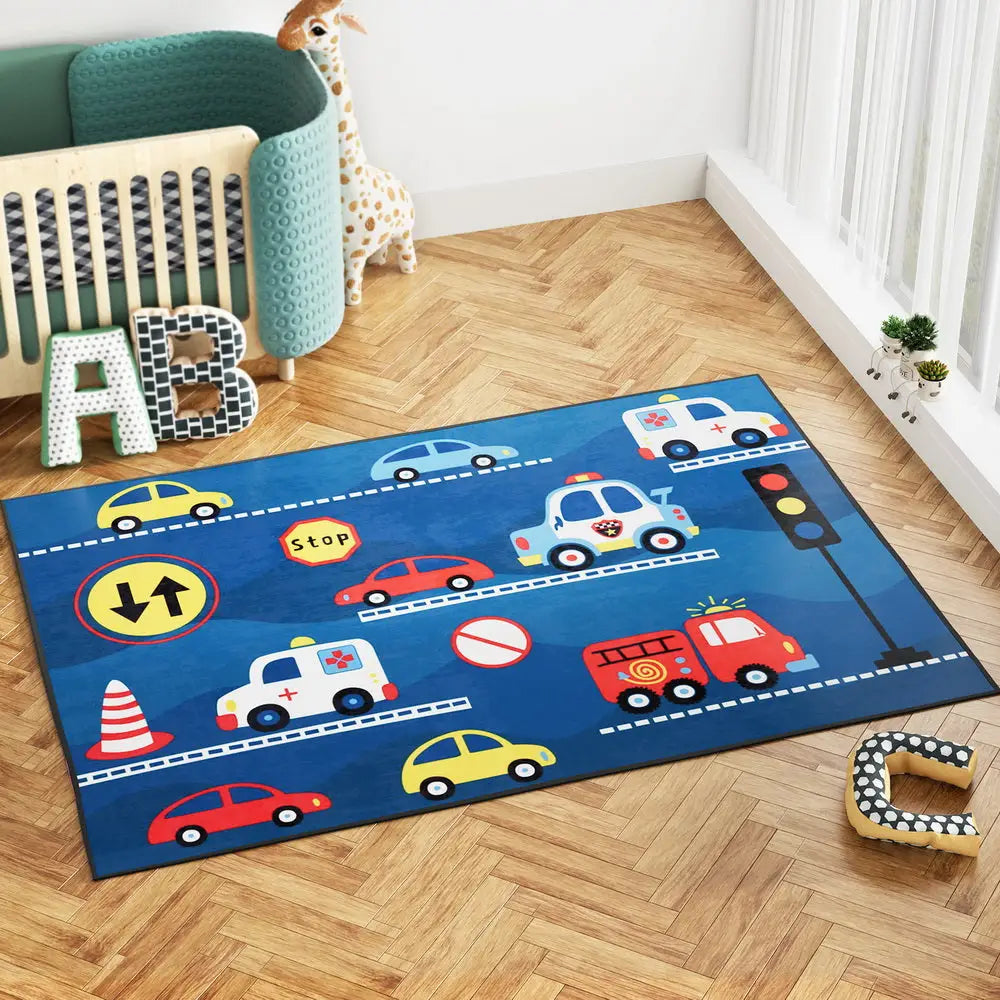 Artiss Floor Rugs 160x230cm Washable Area Mat Large Carpet Soft Short Pile Kids - Home & Garden > Rugs