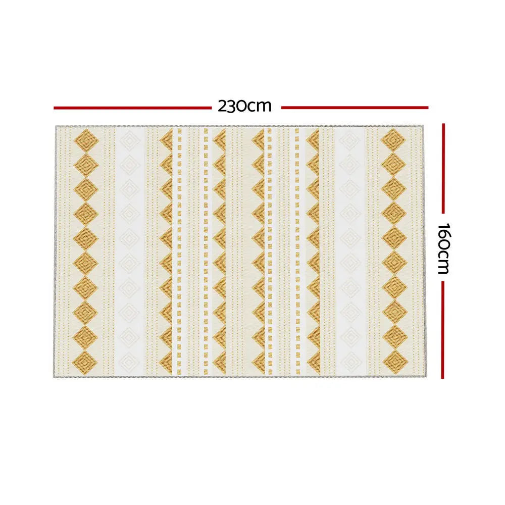 Artiss Floor Rugs 160x230cm Washable Area Mat Large Carpet Soft Short Pile Ella - Home & Garden > Rugs