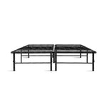 Artiss Folding Bed Frame Metal Base - Queen - Furniture > Bedroom