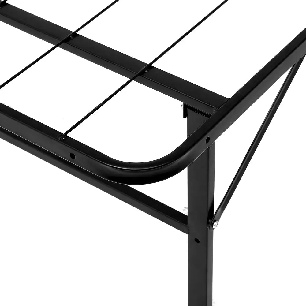 Artiss Folding Bed Frame Metal Base - Single - Furniture > Bedroom