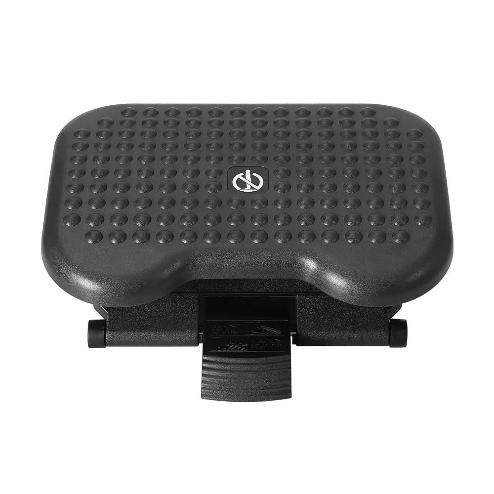 Artiss Foot Rest Stool Office Under Desk Angle Adjustable Footrest Massage Black - Furniture > Office