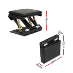 Artiss Foot Rest Stool Office Under Desk Fold Footrest Massage Cushion Pad Black - Furniture > Office