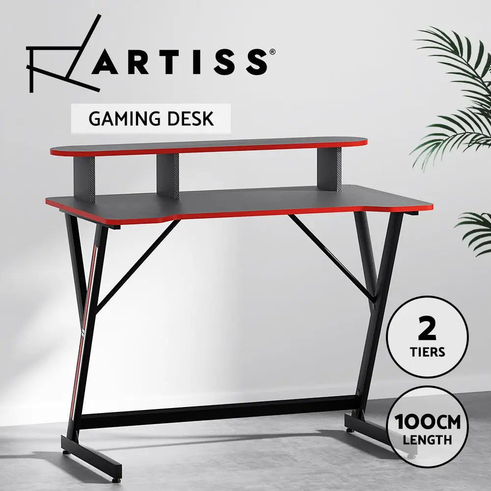 Artiss Gaming Desk Computer Desks 100CM - Furniture > Office