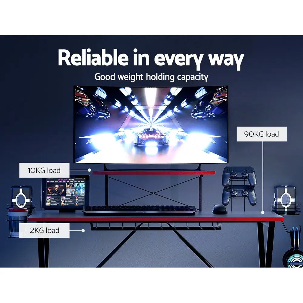 Artiss Gaming Desk Computer Desks 105CM - Furniture > Office