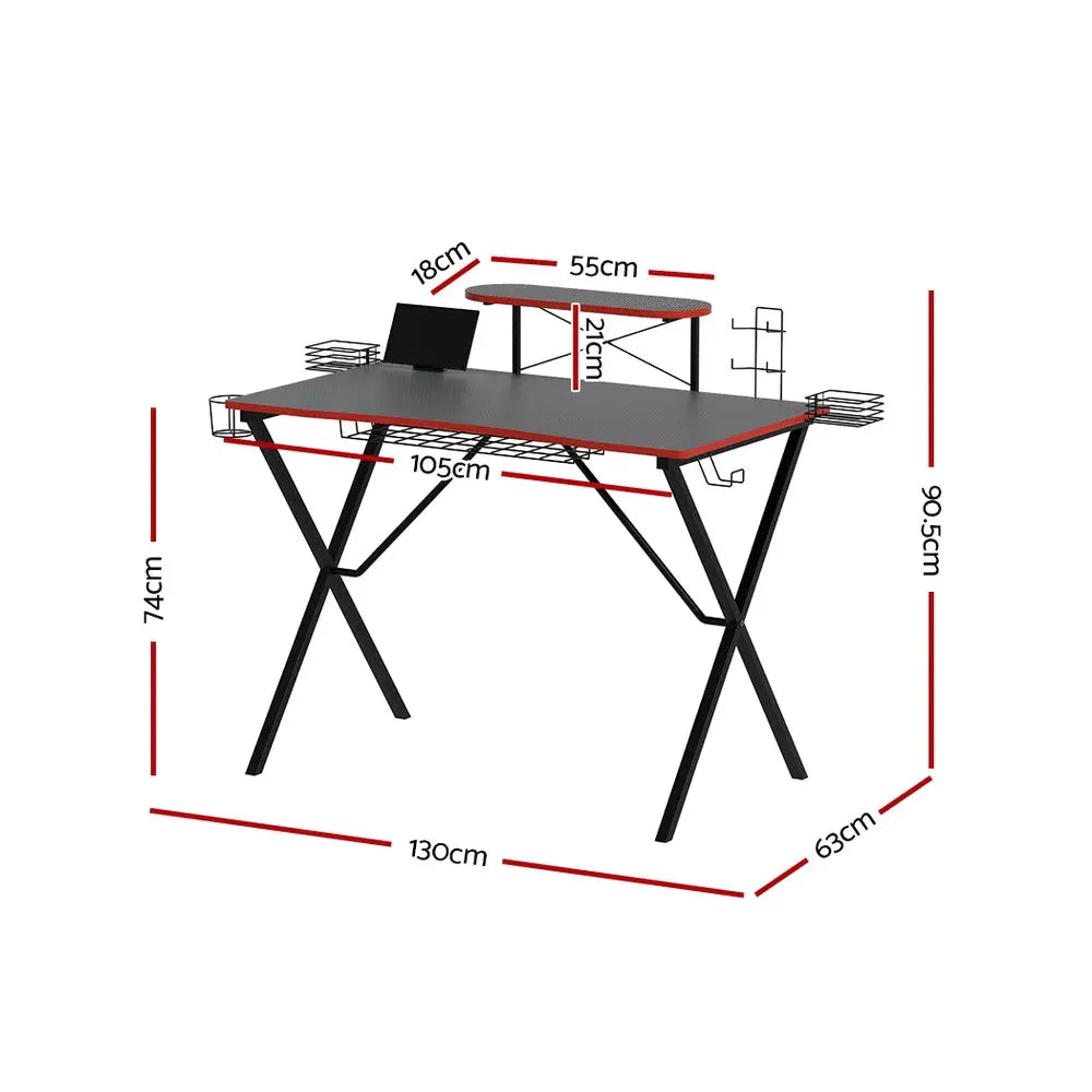 Artiss Gaming Desk Computer Desks 105CM - Furniture > Office
