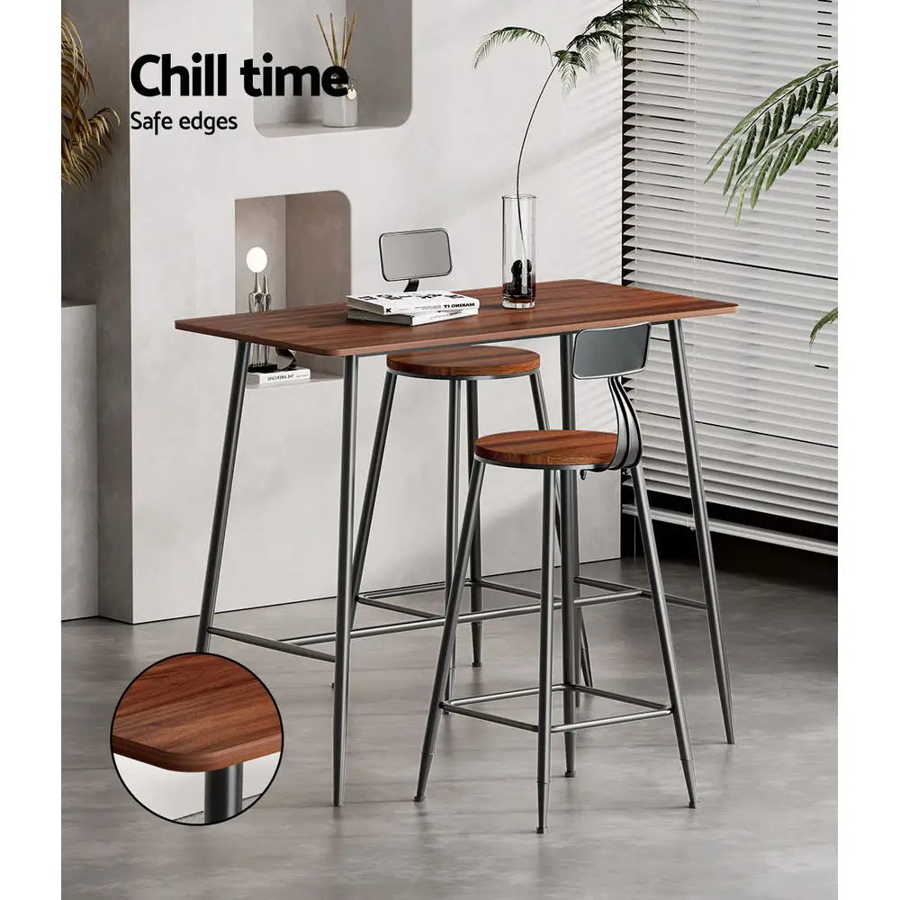 Artiss Halle Bar Table 120CM Rectangular - Furniture > Dining