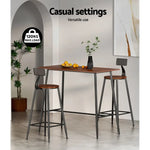 Artiss Halle Bar Table 120CM Rectangular - Furniture > Dining