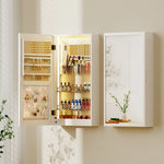 Artiss Jewellery Cabinet Mirror Door Wall Mount - Furniture > Office > Storage Cabinets