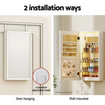 Artiss Jewellery Cabinet Mirror Door Wall Mount - Furniture > Office > Storage Cabinets