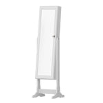 Artiss Jewellery Cabinet Mirror Free Standing - Home & Garden > Storage > Storage Cabinets & Lockers