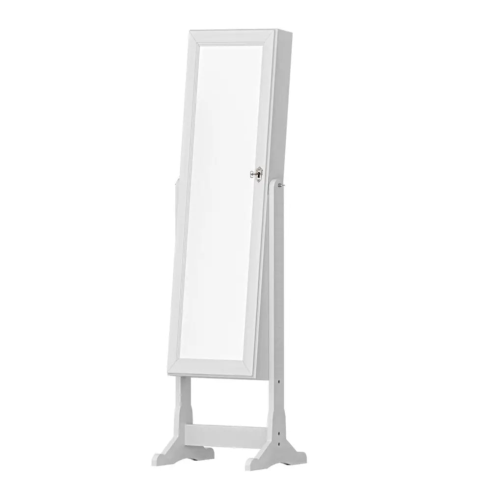 Artiss Jewellery Cabinet Mirror Free Standing - Home & Garden > Storage > Storage Cabinets & Lockers