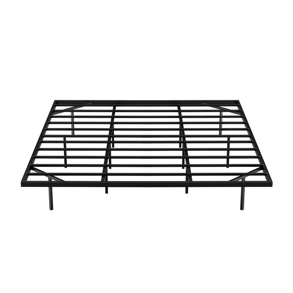 Artiss King Bed Frame,Floating Metal Bed Frame with Smart LED Lights - Sturdy Metal Platform Bed Base Silent Design
