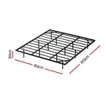 Artiss King Bed Frame,Floating Metal Bed Frame with Smart LED Lights - Sturdy Metal Platform Bed Base Silent Design