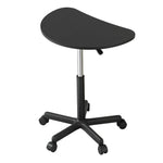 Artiss Laptop Desk Portable Height Adjustable Table Caster Wheels 60CM Black - Furniture > Office