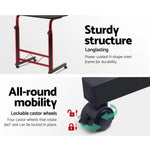 Artiss Laptop Desk Table Adjustable 60CM Black - Furniture > Office