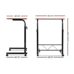 Artiss Laptop Desk Table Adjustable 60CM Dark Wood - Furniture > Office