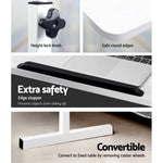 Artiss Laptop Desk Table Adjustable 80CM White - Furniture > Office