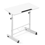 Artiss Laptop Desk Table Adjustable 80CM White - Furniture > Office