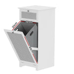 Artiss Laundry Hamper Cabinet Bathroom Storage White Rattan Clothes Basket - Home & Garden > Storage > Clothing &