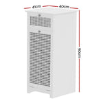 Artiss Laundry Hamper Cabinet Bathroom Storage White Rattan Clothes Basket - Home & Garden > Storage > Clothing &