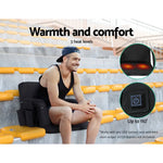 Artiss Lounge Sofa Bed With Armrest Heated Floor Recliner Futon Couch Folding Chair Cushion - Furniture > Bar Stools &