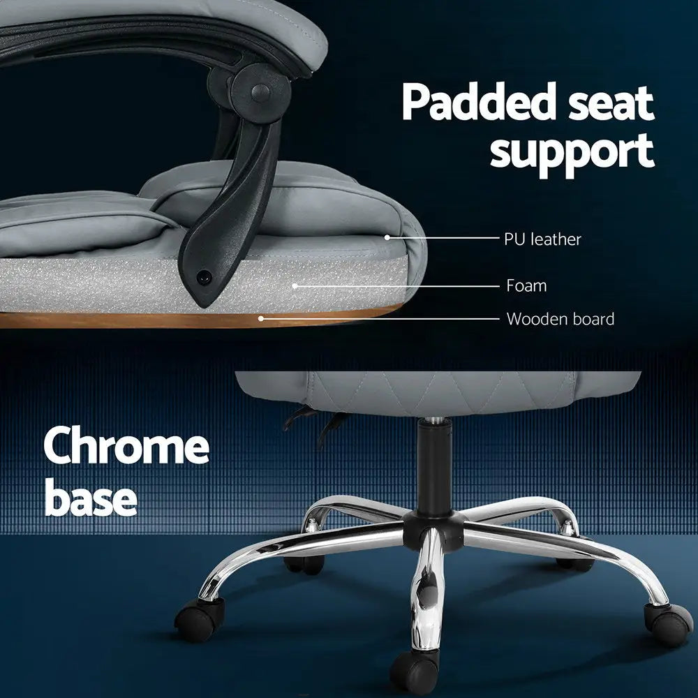 Artiss Massage Office Chair Computer Chairs High Back - Furniture > Bar Stools & Chairs > Massage Chairs