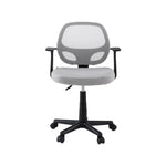 Artiss Mesh Office Chair Computer Gaming Desk Chairs Work Study Mid Back Grey - Furniture > Office > Office & Desk