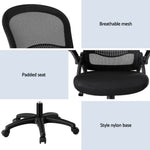 Artiss Mesh Office Chair Computer Gaming Desk Chairs Work Study Mid Back - Furniture > Office > Office & Desk Chairs