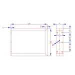 Artiss Metal Table Legs DIY Rectangular 40X30CM Set of 2 - Furniture > Dining