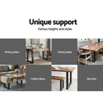 Artiss Metal Table Legs DIY Rectangular 40X30CM Set of 2 - Furniture > Dining