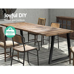Artiss Metal Table Legs DIY Trapezoid 45X65CM Set of 2 - Furniture > Dining
