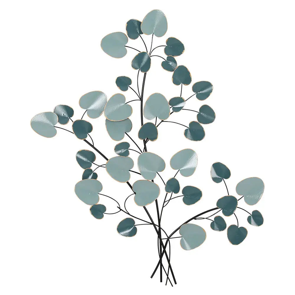 Artiss Metal Wall Art Hanging Sculpture Home Decor Leaf Tree of Life Blue - Appliances > Appliances Others