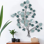 Artiss Metal Wall Art Hanging Sculpture Home Decor Leaf Tree of Life Blue - Appliances > Appliances Others