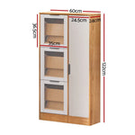 Artiss Mirror Shoe Cabinet White Mesh - Furniture > Bedroom
