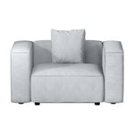 Artiss Modular Sofa Chaise Set 1-Seater Grey - Furniture > Living Room