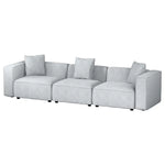 Artiss Modular Sofa Chaise Set 3-Seater Grey - Furniture > Living Room