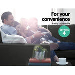 Artiss Modular Sofa Chaise Set 4-seater Dark Grey - Furniture > Sofas