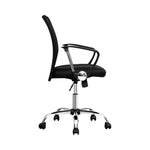 Artiss Office Chair Gaming Chair Computer Mesh Chairs Executive Mid Back Black - Furniture > Office