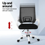 Artiss Office Chair Mesh Computer Gaming Desk Chairs Work Study Mid Back - Furniture > Office > Office & Desk Chairs