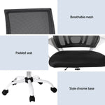 Artiss Office Chair Mesh Computer Gaming Desk Chairs Work Study Mid Back - Furniture > Office > Office & Desk Chairs
