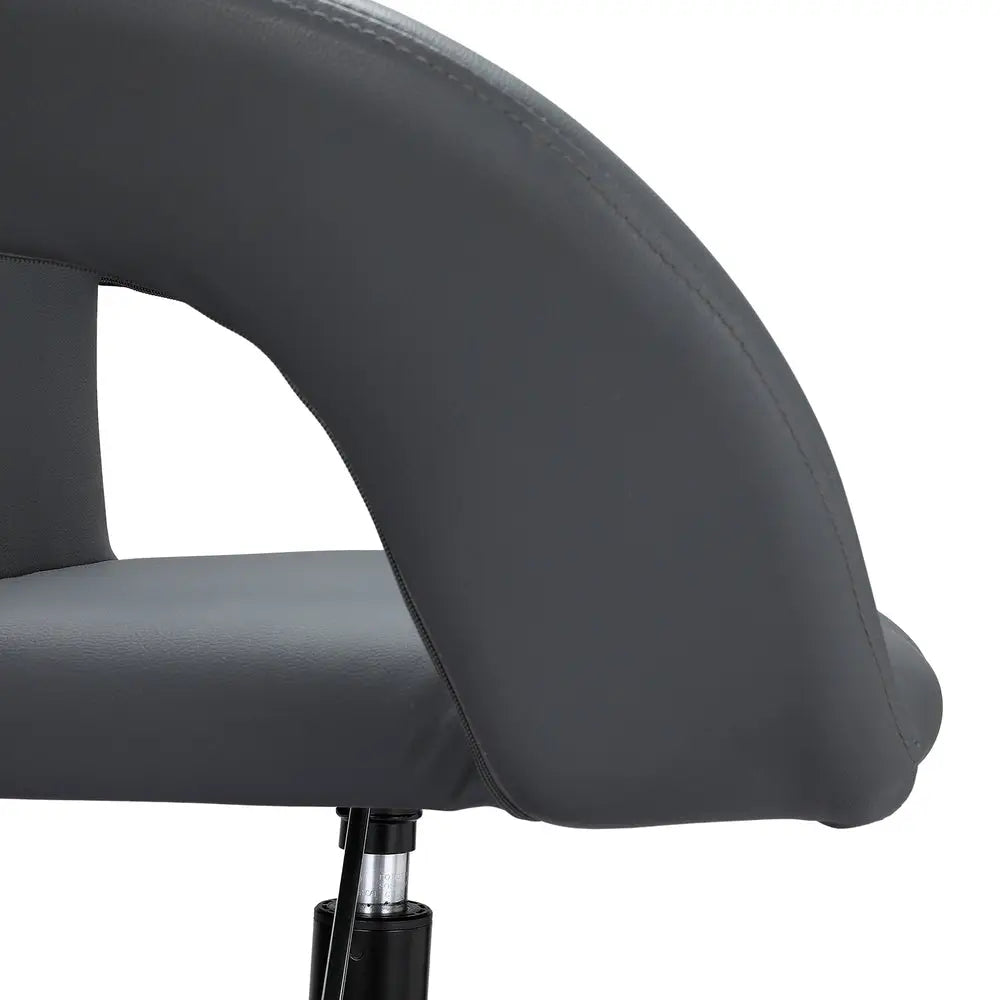 Artiss Office Chair Mid Back Grey - Furniture > Office > Office & Desk Chairs