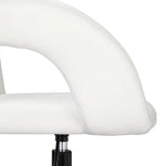 Artiss Office Chair Mid Back White - Furniture > Office > Office & Desk Chairs