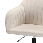 Artiss Office Chair Velvet Seat Cream - Furniture > Office > Office & Desk Chairs