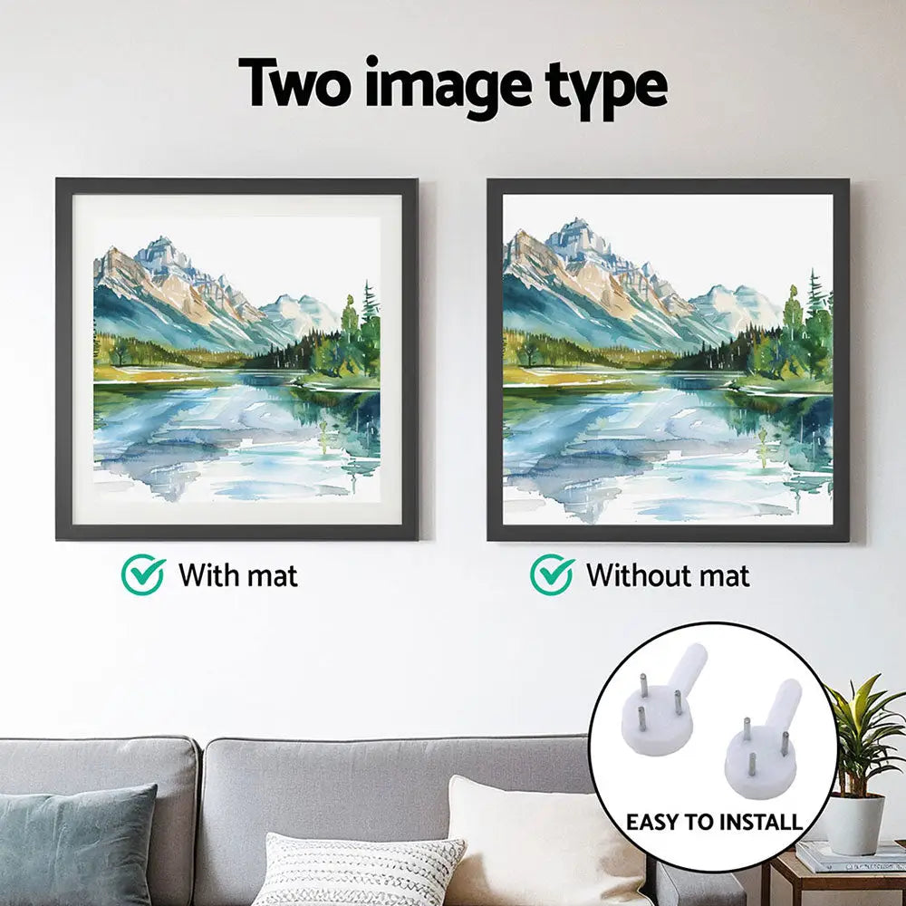 Artiss Photo Frame 2PCS Set Black - Home & Garden > Decor > Picture Frames