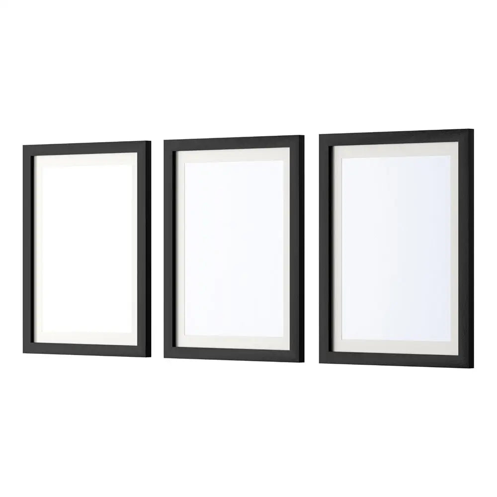 Artiss Photo Frame 3PCS Set Black - Home & Garden > Decor > Picture Frames