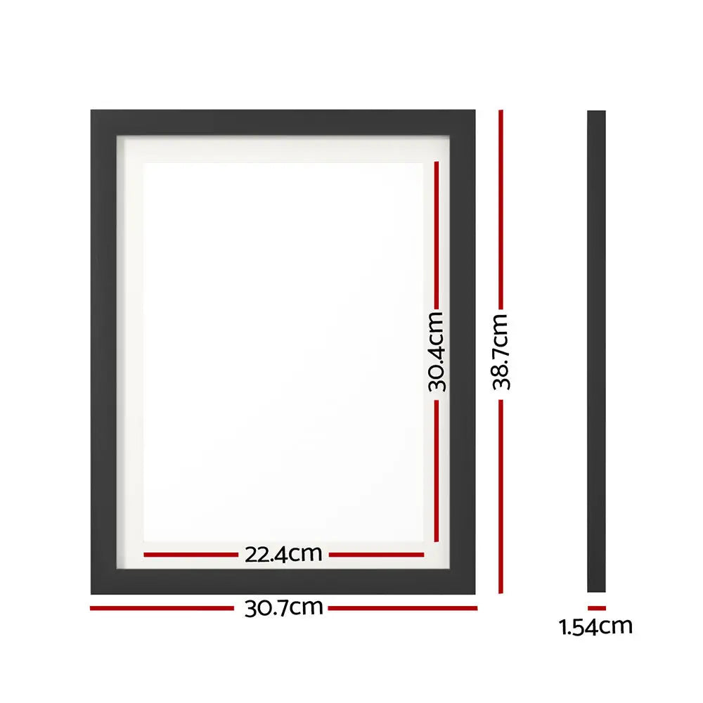 Artiss Photo Frame 3PCS Set Black - Home & Garden > Decor > Picture Frames