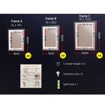 Artiss Photo Frames Art Holder 11PCS 5x7’’ 6x8’’ 8x10’’ Black - Home & Garden > Decor > Picture Frames